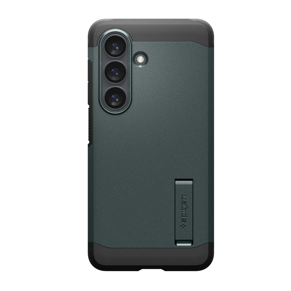 Dėklas Spigen Tough Armor Mag MagSafe Galaxy S26+ Plus, tamsiai žalias