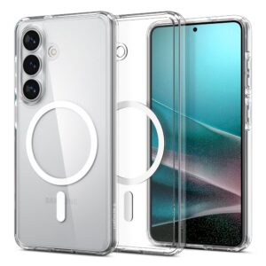 Dėklas Spigen Ultra Hybrid Mag MagSafe Galaxy S26+, skaidrus/baltas