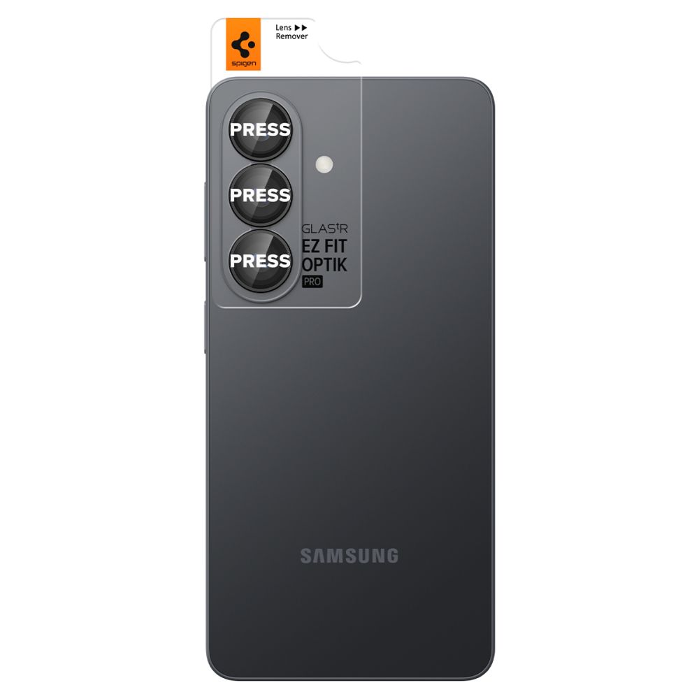 Kameros apsauginis stiklas Spigen Optik Pro HD EZ Fit Galaxy S26+, 2 vnt., juodas