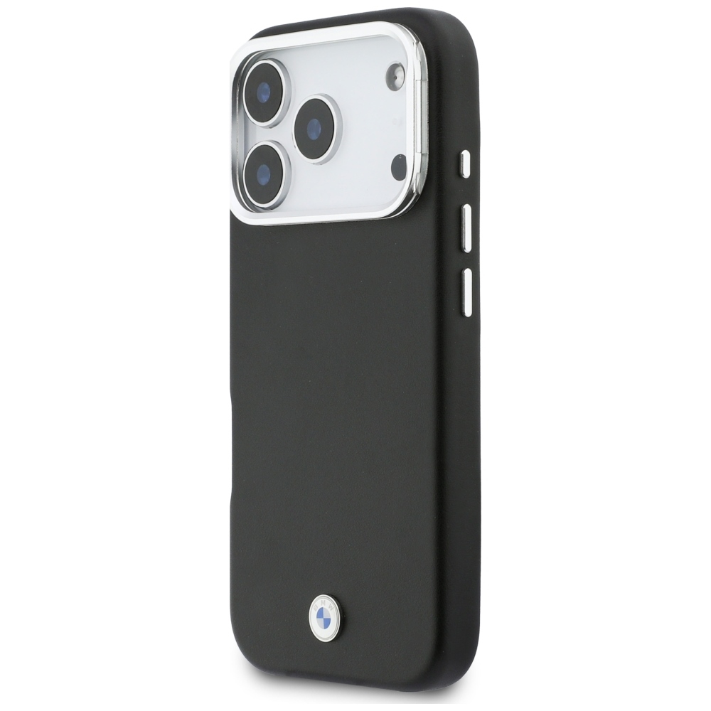 BMW M Sign Metal Logo MagSafe Dėklas, skirtas iPhone 17 Pro - Black