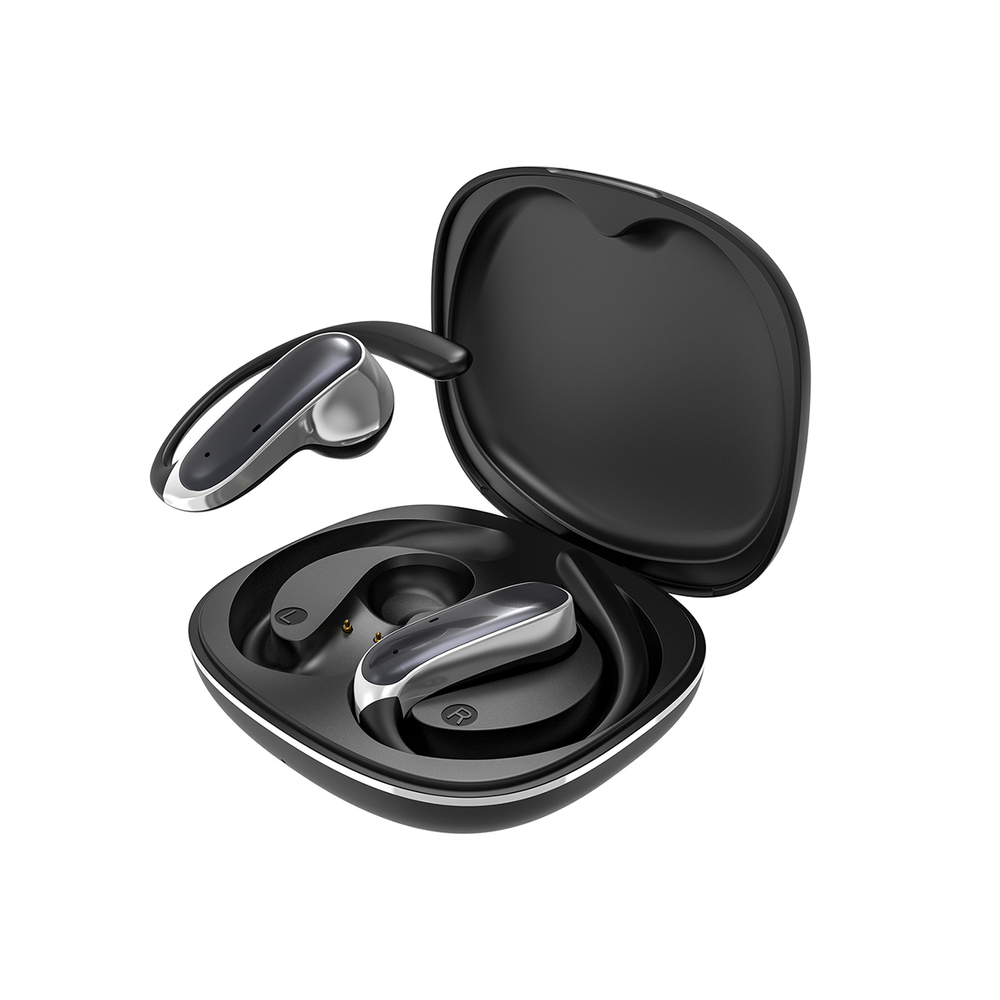 Dudao U17Z Bluetooth 5.3 OWS ausinės su ausų kabliukais – juodos