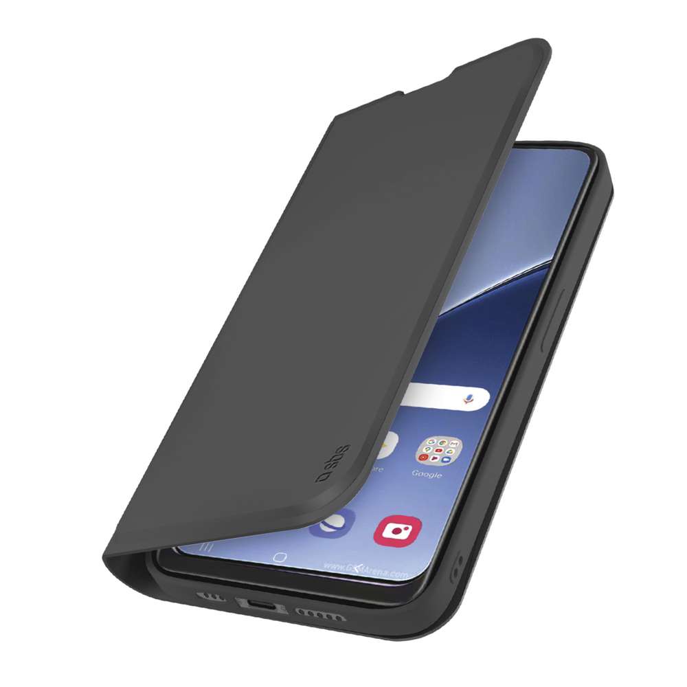 SBS Piniginės sklandus dėklas, skirtas Xiaomi 15 Pro su apverčiu – juodas
