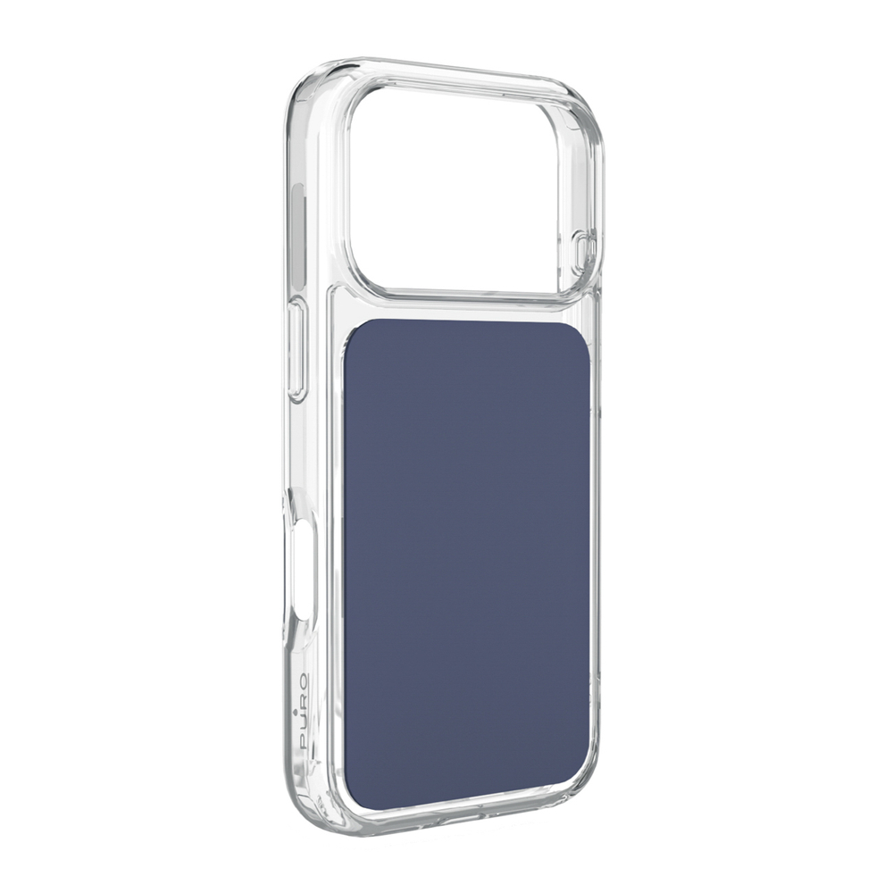 Puro Plate Mag dėklas, skirtas iPhone 17 Pro, suderinamas su MagSafe - mėlynas