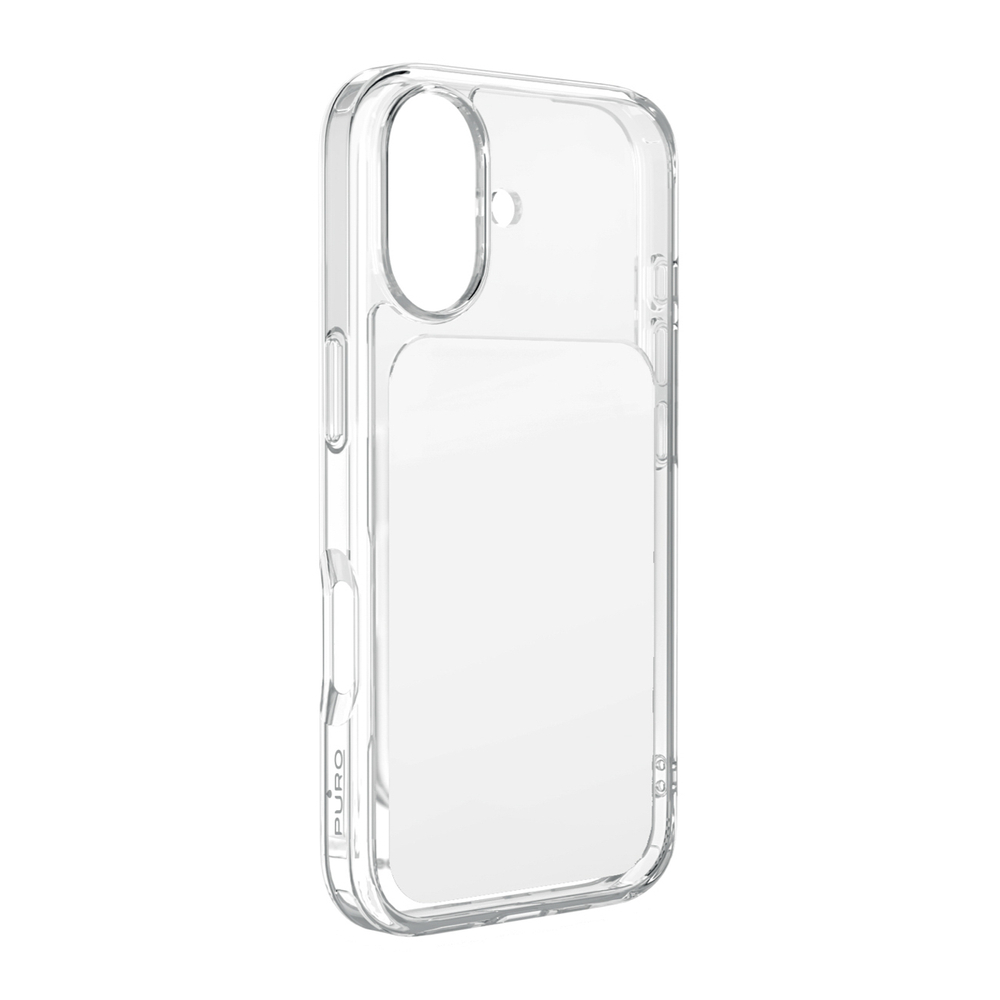 Puro Plate Mag dėklas iPhone 17, suderinamas su MagSafe - baltas