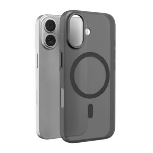 Puro Lightfeel dėklas iPhone 17 suderinamas su MagSafe – skaidrus ir juodas