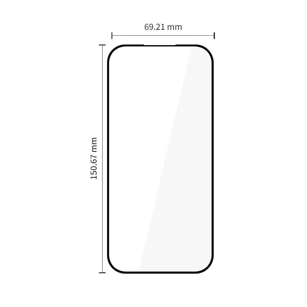Apsauginis stiklas Tech-Protect Glass Fit+ Google Pixel 9A / 10A, 2 vnt., juodas