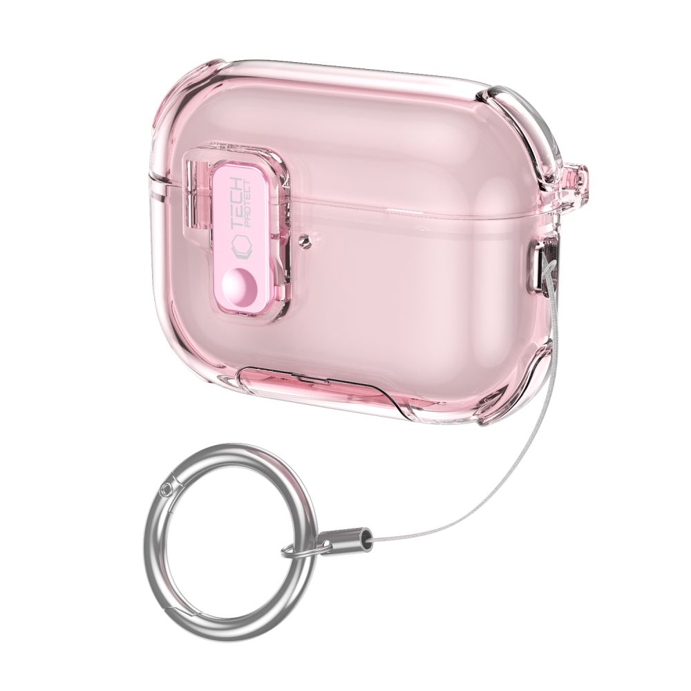 Dėklas Tech-Protect Bounce Pro Apple AirPods Pro 3, rožinis
