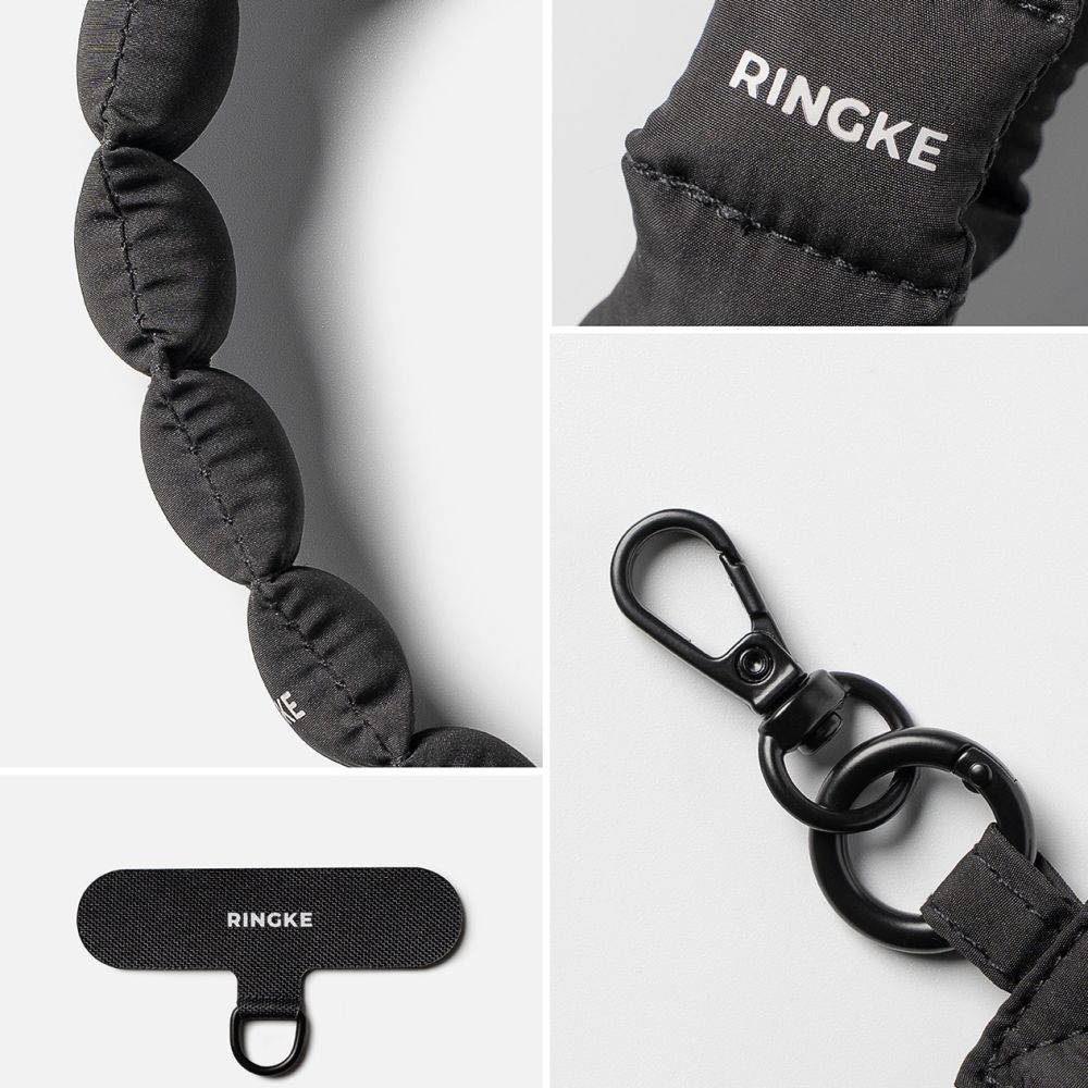 Rankos dirželis Ringke Holder & Puffer, juodas