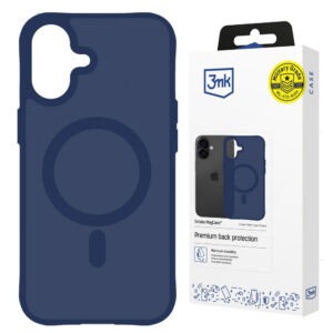 3mk Smoke MagCase, skirtas iPhone 17 – mėlynai permatomas