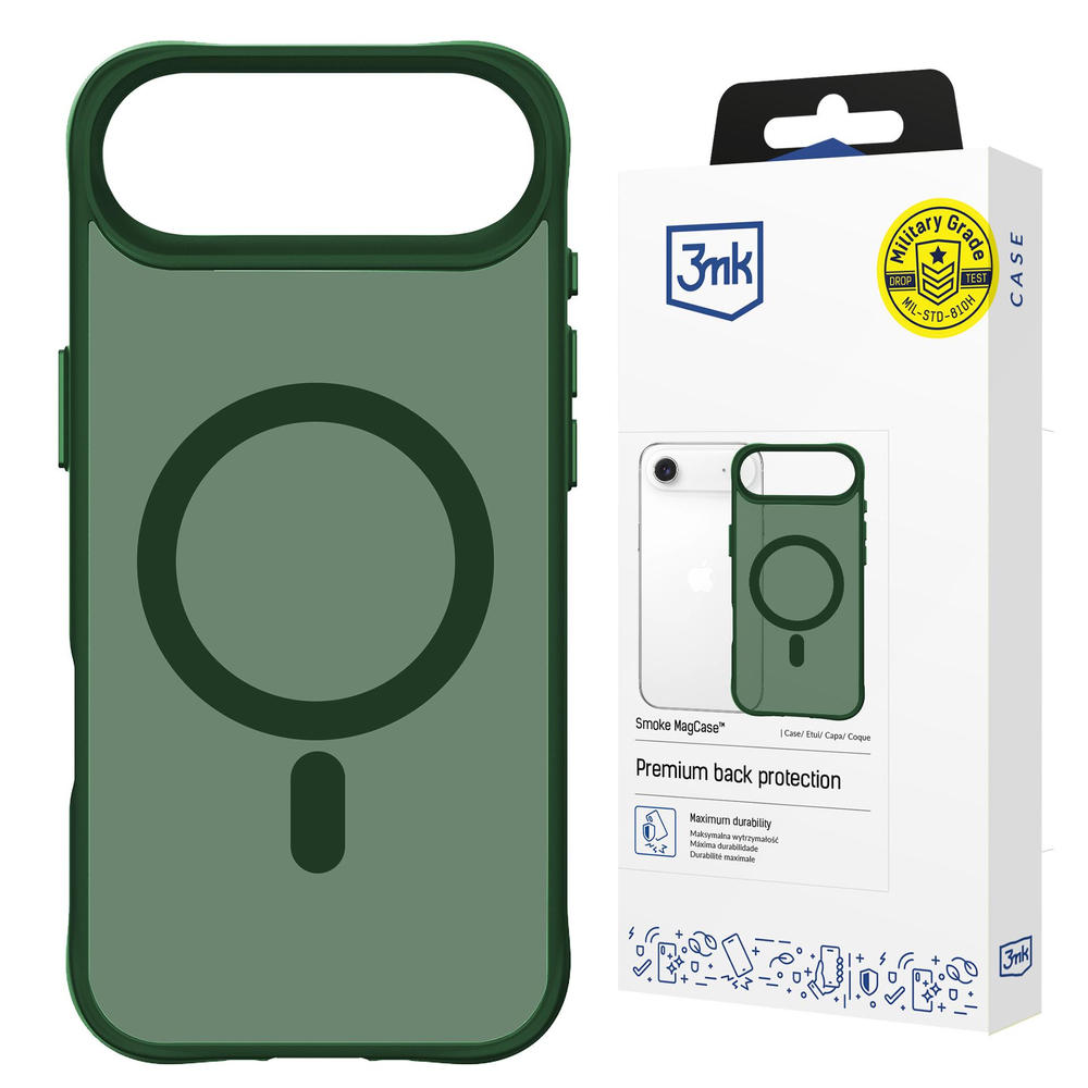 3mk Smoke MagCase iPhone Air – Žalia