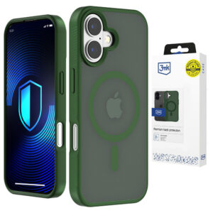 3mk Smoke MagCase, skirtas iPhone 16 Pro – žaliai permatomas