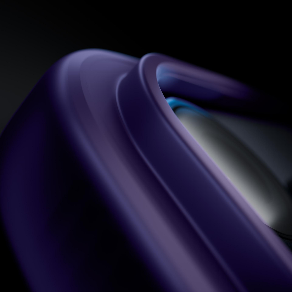 3mk Smoke MagCase dėklas, skirtas iPhone 17 Pro Max – purpurinis permatomas