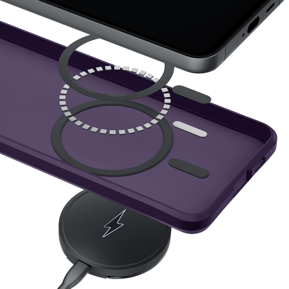 3mk Smoke MagCase skirtai Samsung Galaxy S24 - violetinis