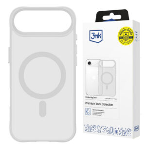 3mk Smoke MagCase, skirtas iPhone Air – baltas permatomas