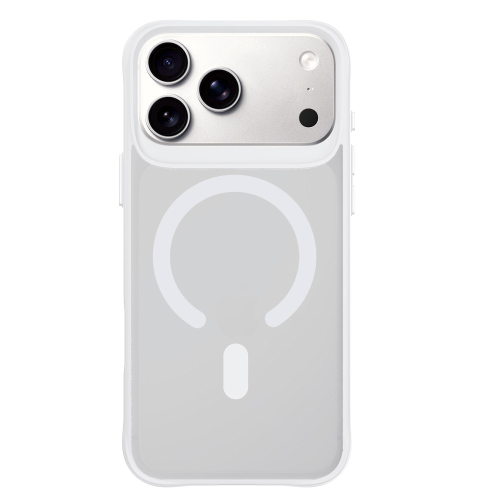 3mk Smoke MagCase, skirtas iPhone 17 Pro – baltas permatomas