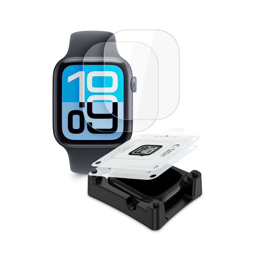 Apsauginė plėvelė Tech-Protect Supreme Set+ 2 vnt. Apple Watch 4 / 5 / 6 / SE 1 / 2 / 3 (44 mm), skaidri