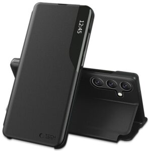 Dėklas Tech-Protect Smart View Samsung Galaxy A37 5G, juodas