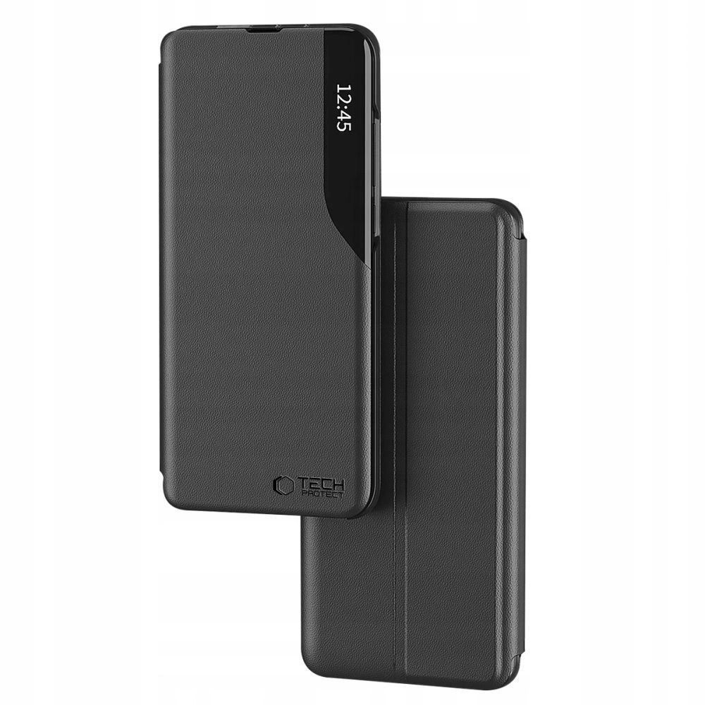 Dėklas Tech-Protect Smart View Samsung Galaxy A37 5G, juodas
