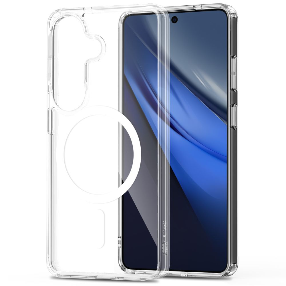 Dėklas Tech-Protect FlexAir Hybrid MagSafe Samsung Galaxy S26+, skaidrus