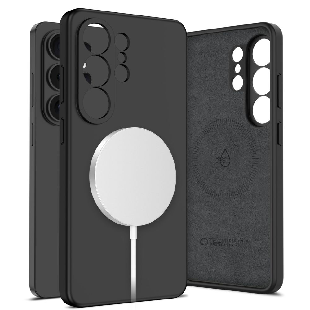 Dėklas Tech-Protect Silicone MagSafe Samsung Galaxy S26 Ultra, juodas