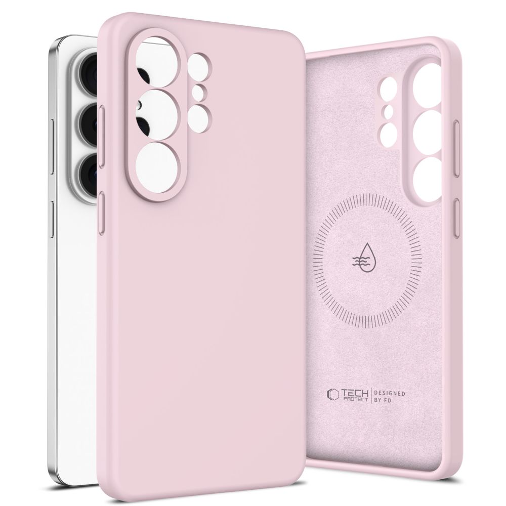 Dėklas Tech-Protect Silicone MagSafe Samsung Galaxy S26 Ultra, rožinis