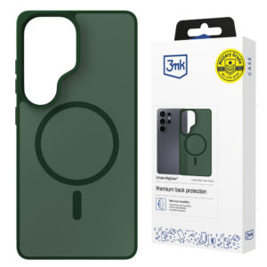 3mk Smoke MagCase dėklas, skirtas Samsung Galaxy S26 Ultra - žalias