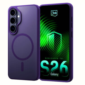 3mk Smoke MagCase Samsung Galaxy S26+ Etui - violetinė