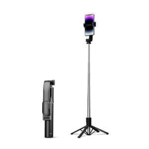 Savigrama lazda Orico SPN100 1/4" trikojis telefono kamerai su 360 laipsnių rotacija Bluetooth 5.2 - juoda