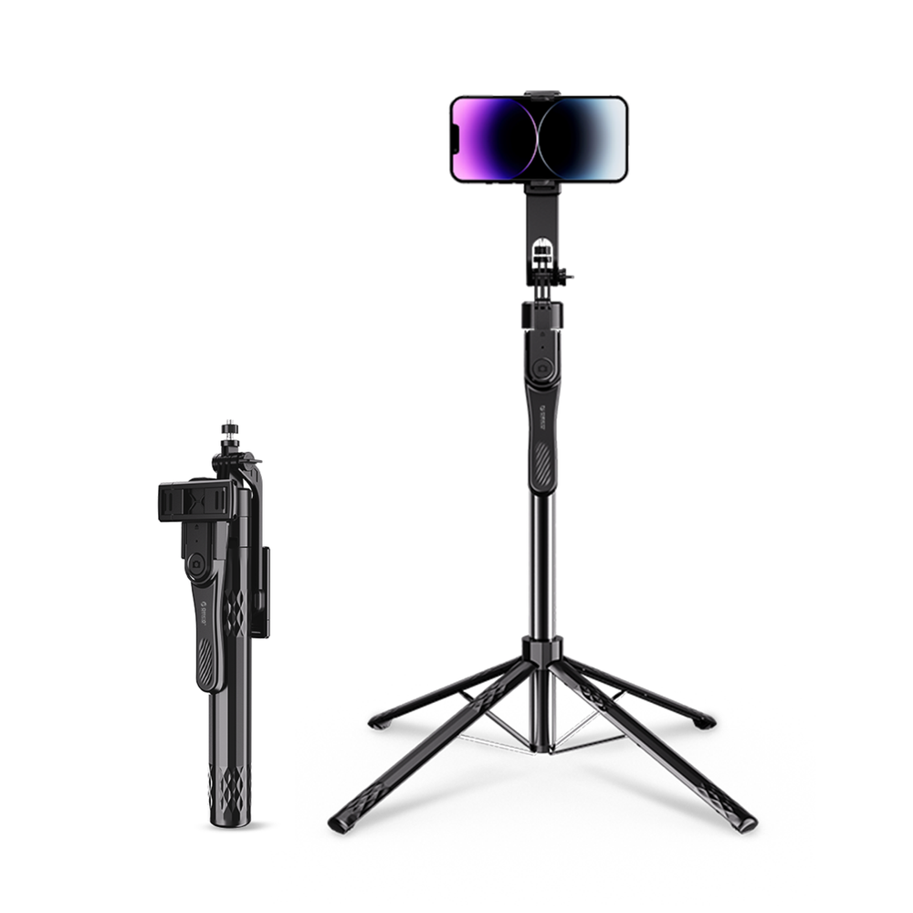 Savigrama lazda Orico SPN185 1/4" trikojis telefono kamerai su 360 laipsnių rotacija Bluetooth 5.2 - juoda