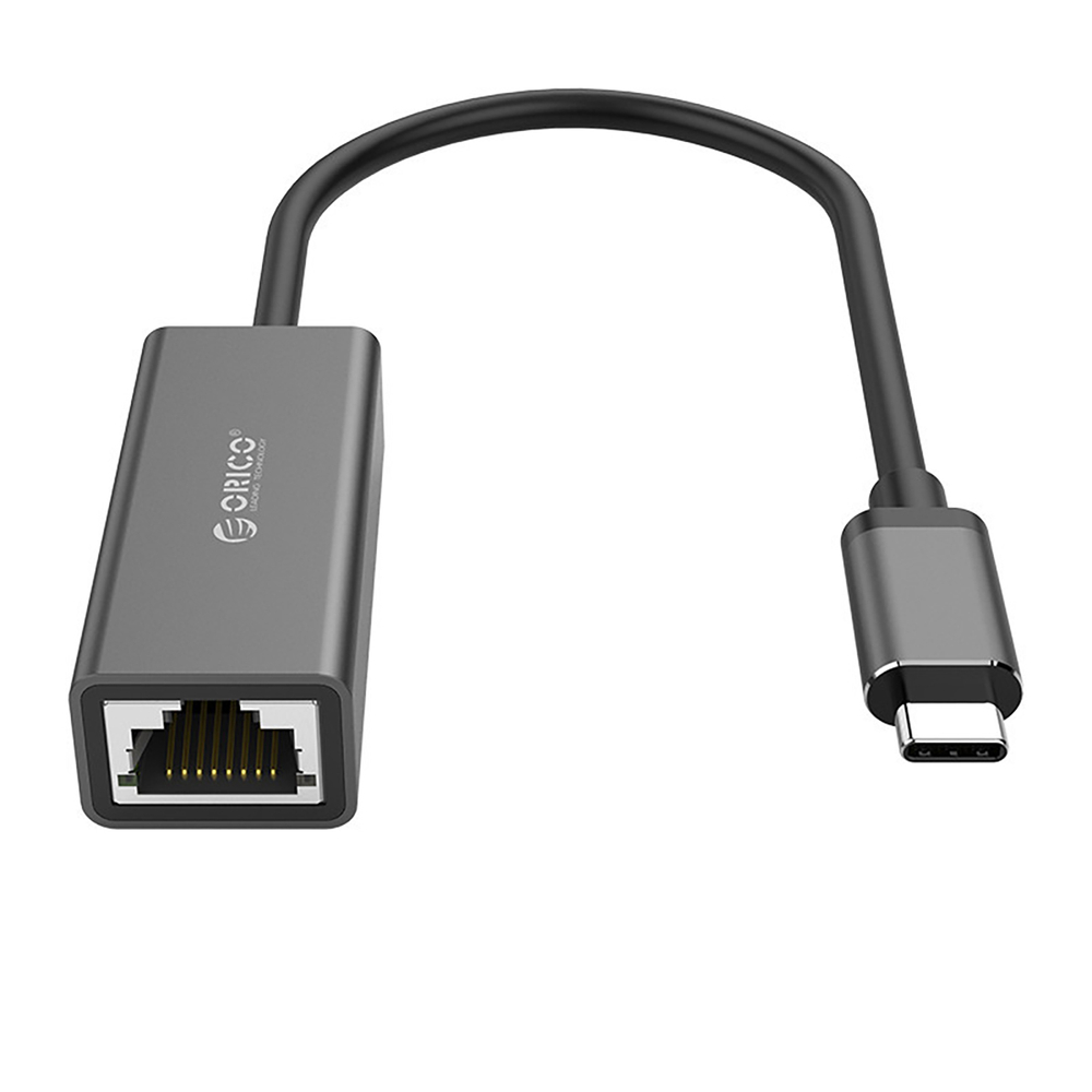 Orico XC-R45-V1 USB-C į RJ45 Gigabit Ethernet 1 Gbps tinklo adapteris - Juodas
