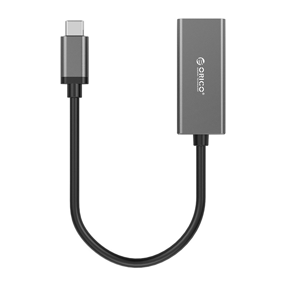 Orico XC-R45-V1 USB-C į RJ45 Gigabit Ethernet 1 Gbps tinklo adapteris - Juodas