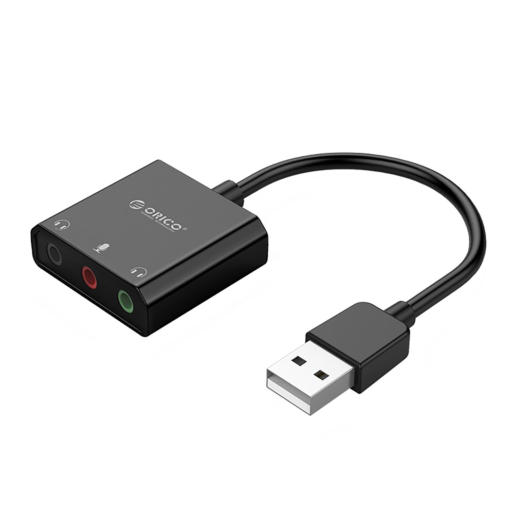Orico SKT3 USB-A išorinė garso kortelė - Juoda