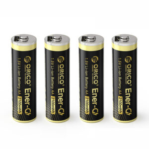 Orico Ener-G EG5C litio akumuliatorius 1,5V 2100mWh AA USB-C pakraunamas akumuliatorius 4 vnt.