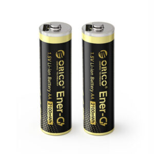 Orico Ener-G EG5C litio akumuliatorius 1,5V 2100mWh AA USB-C pakraunamas akumuliatorius su įkrovimo kabelu 2 vnt.