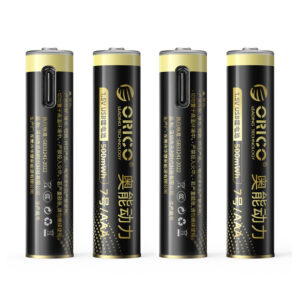 Orico Ener-G EG7C litio baterija 1,5V 500mWh AAA USB-C pakartotinai įkraunama baterija 4 vnt.