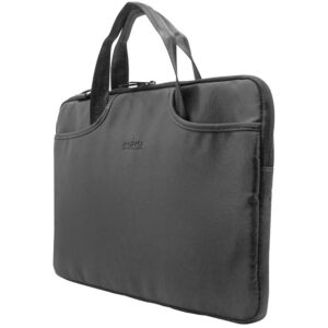 Puro Scudo SleevePro iš nailono, skirtas MacBook ir nešiojamajam kompiuteriui iki 14" - juodas