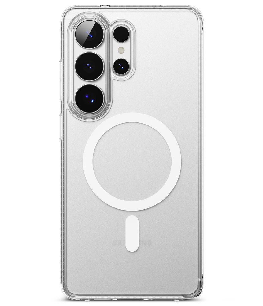 Dėklas Ringke Fusion Magnetic MagSafe Galaxy S26 Ultra, matinis skaidrus