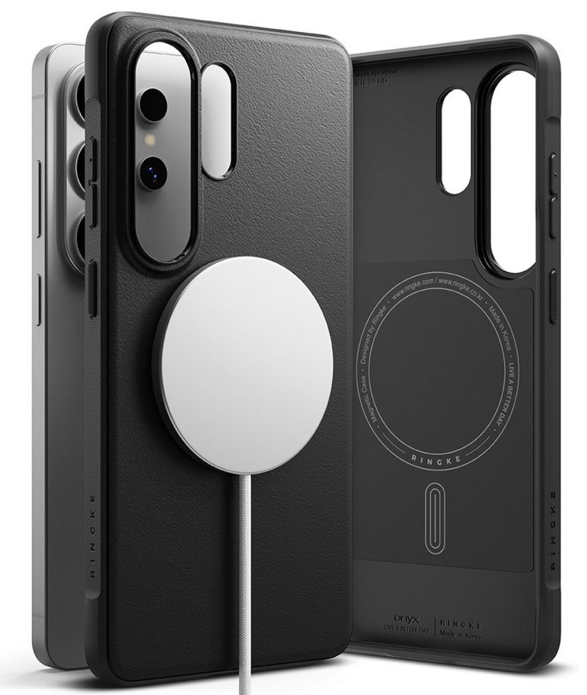 Dėklas Ringke Onyx Magnetic MagSafe Samsung Galaxy S26 Ultra, juodas