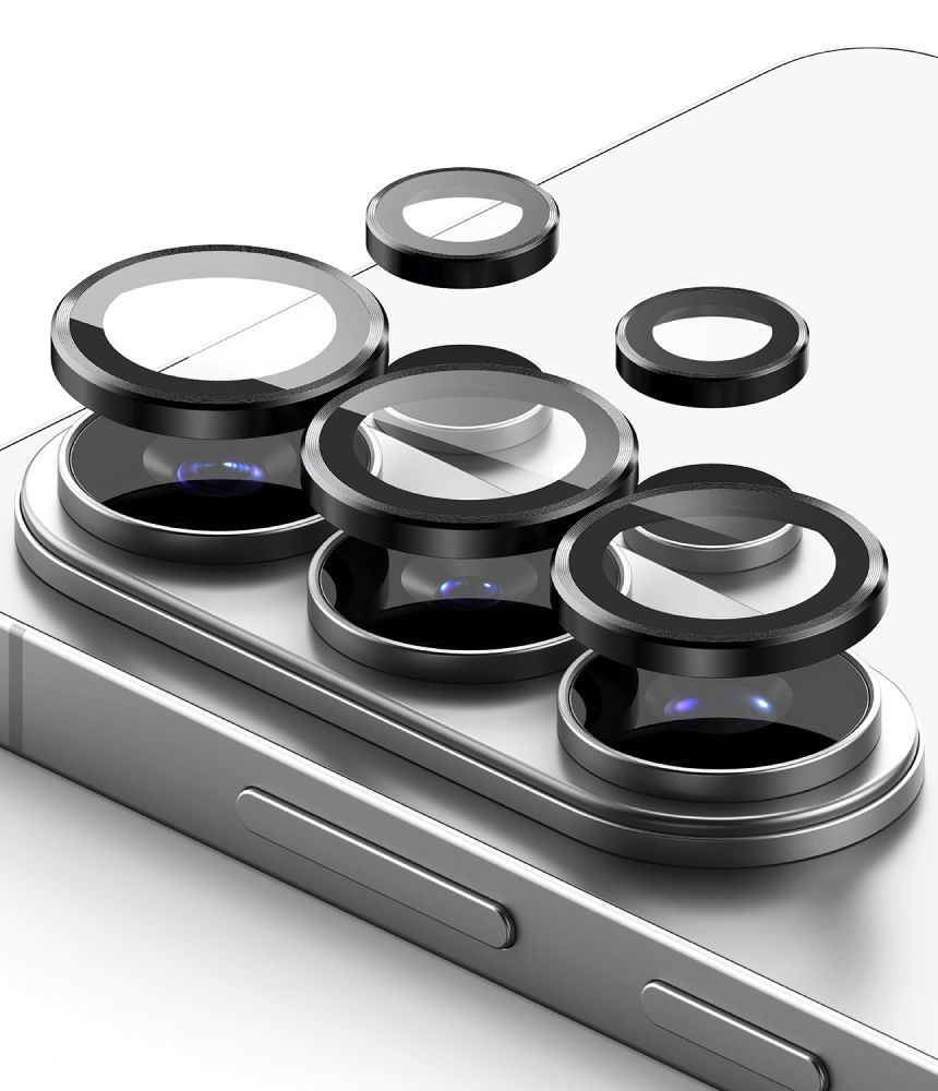 Kameros apsauginis stiklas Ringke Camera Frame Protector Galaxy S26 Ultra, juodas, 2 vnt.