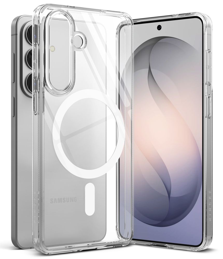 Dėklas Ringke Fusion Magnetic MagSafe Galaxy S26, skaidrus