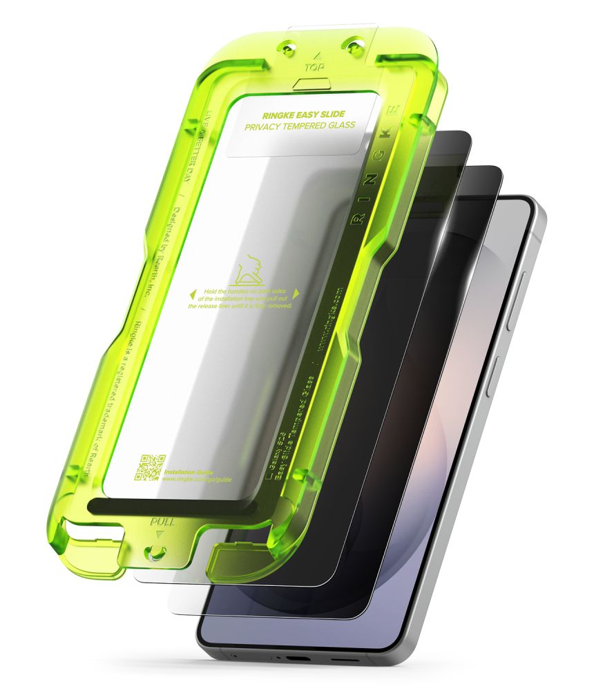 Privatumo apsauginis stiklas Ringke Easy Slide Galaxy S26, 2 vnt.