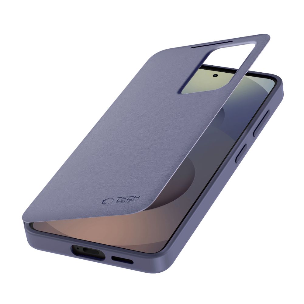 Dėklas Tech-Protect Smart Wallet Samsung Galaxy S26, violetinis