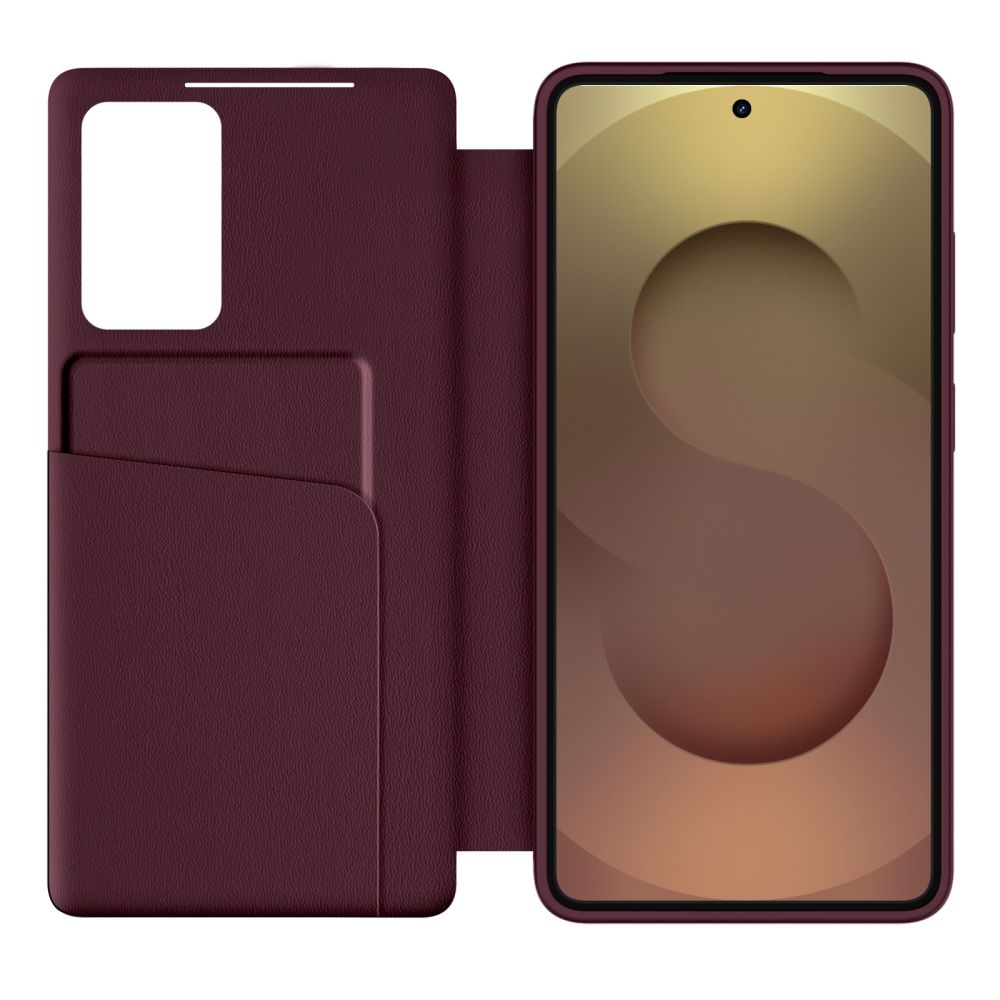 Dėklas Tech-Protect Smart Wallet Samsung Galaxy S26 Ultra, bordo