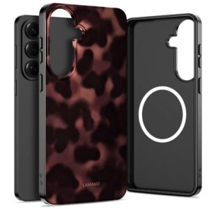 Dėklas Tech-Protect Lamano MagSafe Samsung Galaxy S26, Panther raštas