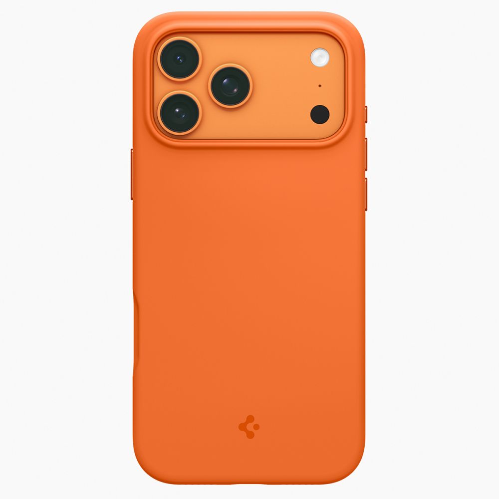 Spigen Silicone Fit Mag MagSafe dėklas iPhone 17 Pro Max - oranžinis