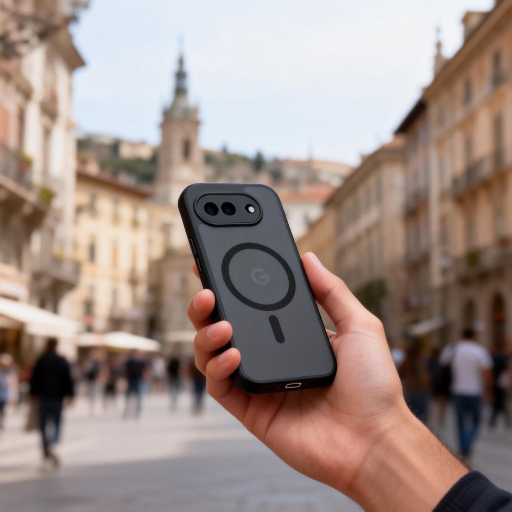 Dėklas Tech-Protect Magmat MagSafe Google Pixel 10A, matinis juodas