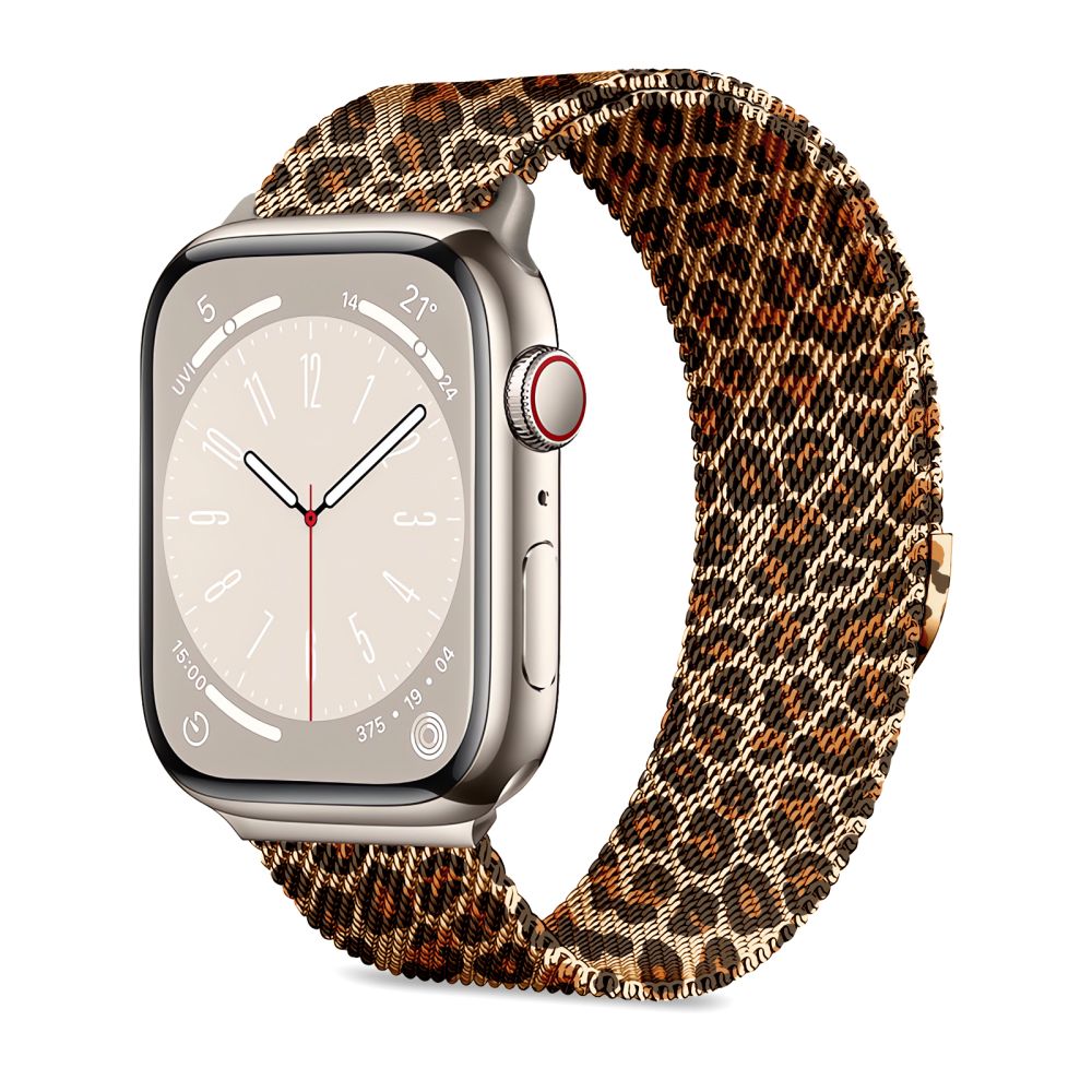 Dirželis Tech-Protect Lamano Apple Watch 8/9/10/11/SE (40/41/42 mm), pantera
