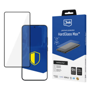 Sustiprintas viso ekrano grūdintas stiklas 3mk HardGlass Max Juodas, skirtas Xiaomi 15