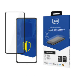 Sustiprintas viso ekrano grūdintas stiklas 3mk HardGlass Max Juodas, skirtas Xiaomi Poco X3