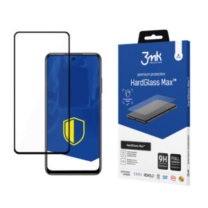 Reinforced Full Screen Tempered Stiklas 3mk HardGlass Max Juodas, skirtas Xiaomi Redmi Note 10/10s [[T10]]